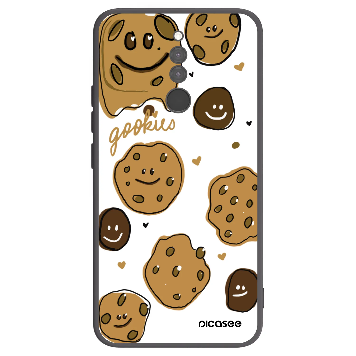 Picasee Xiaomi Redmi 8 Hülle - Schwarzes Silikon - Gookies