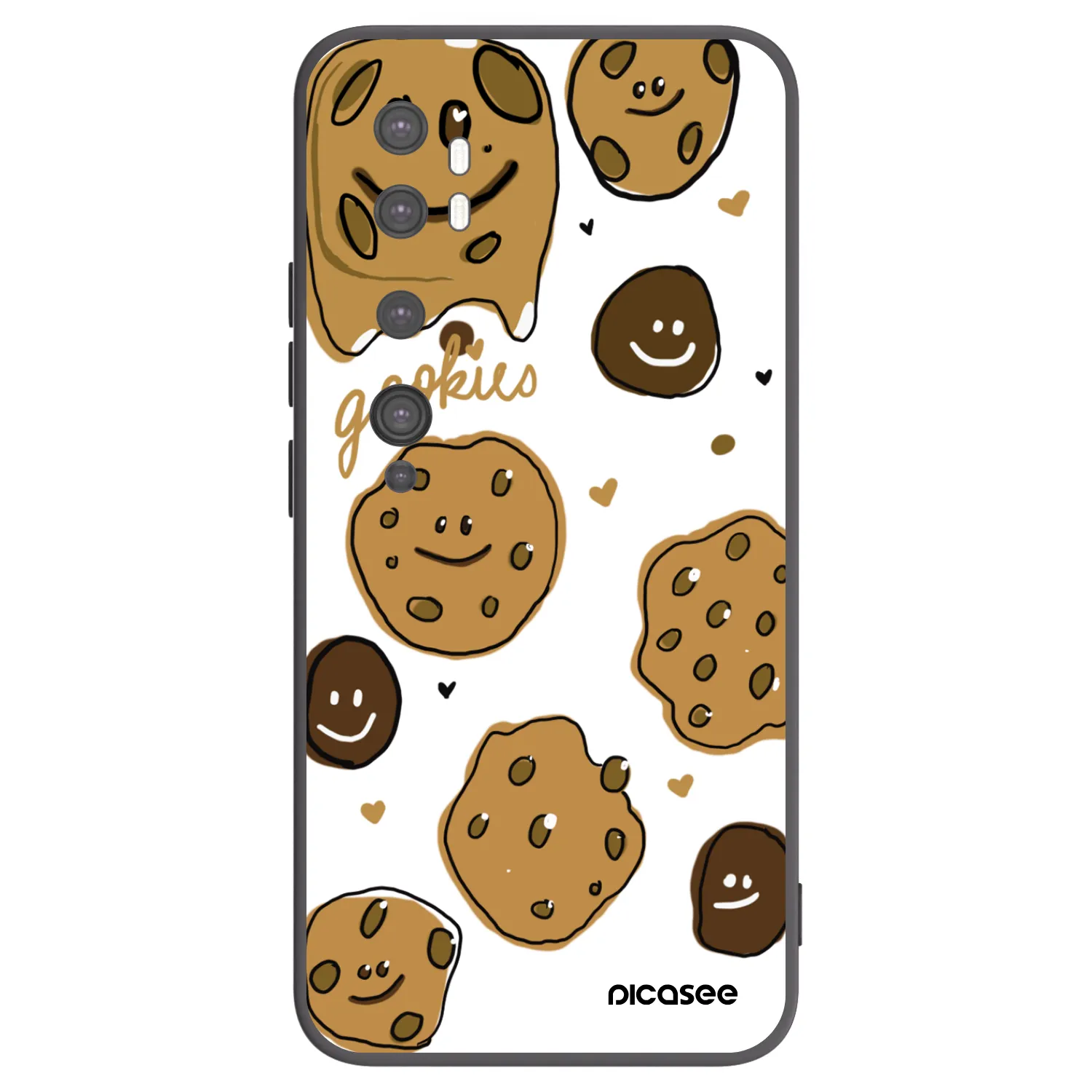 Picasee Xiaomi Mi Note 10 (Pro) Hülle - Schwarzes Silikon - Gookies