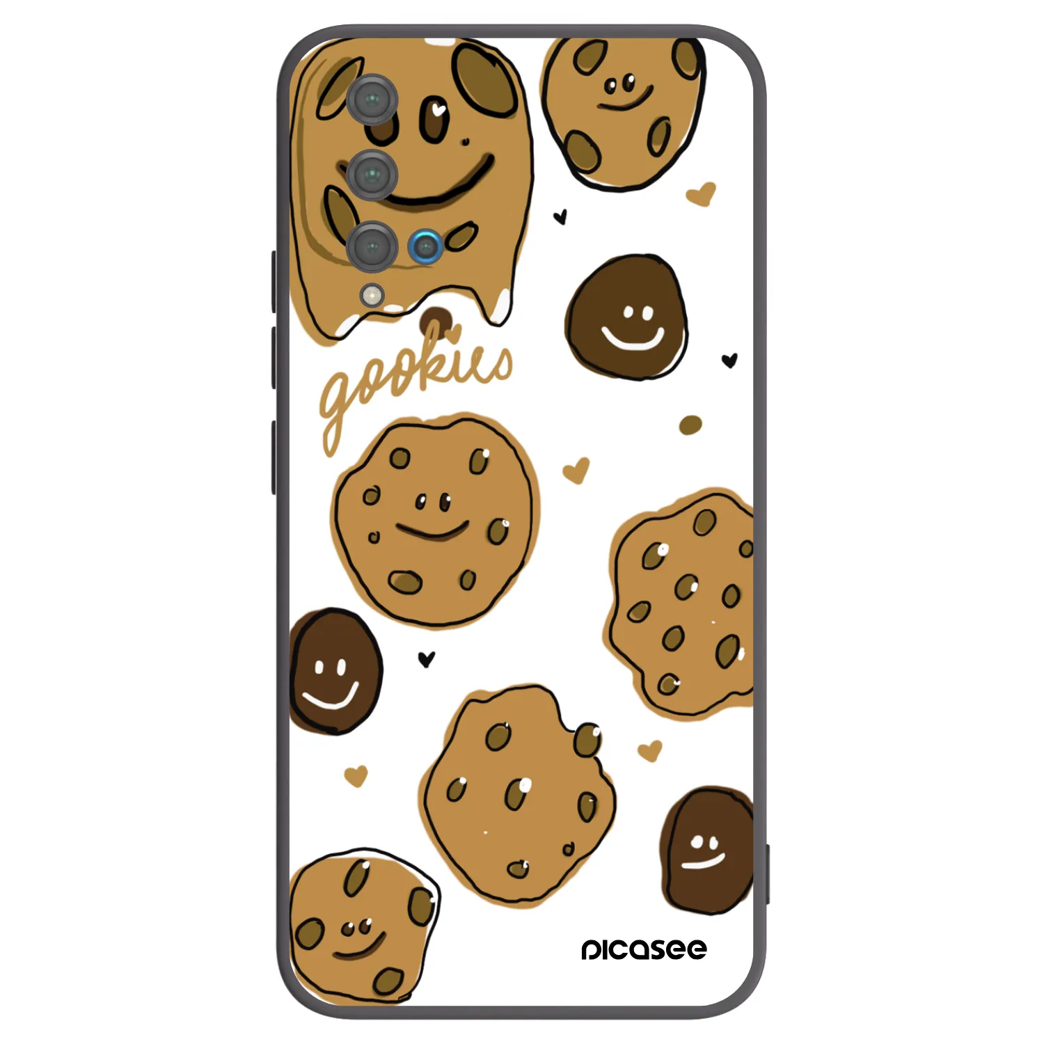 Picasee Huawei Nova 5T Hülle - Schwarzes Silikon - Gookies