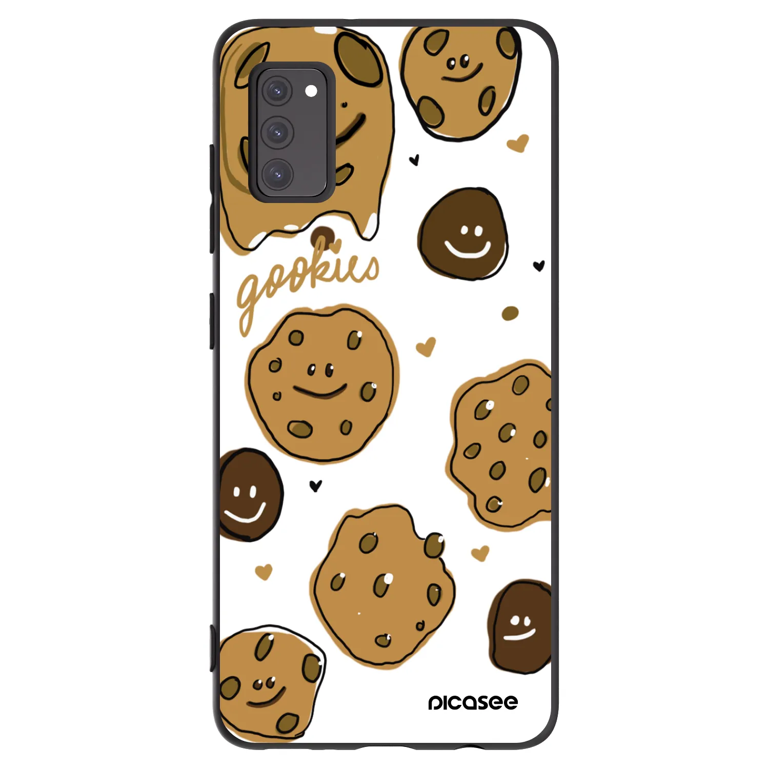 Picasee Samsung Galaxy A41 A415F Hülle - Schwarzes Silikon - Gookies
