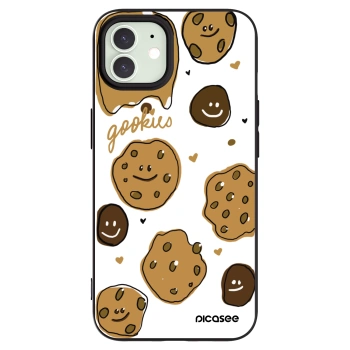 Picasee Apple iPhone 12 Hülle - Schwarzes Silikon - Gookies
