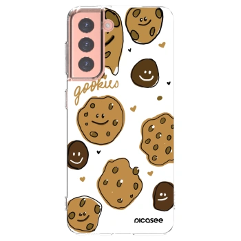 Picasee Samsung Galaxy S21 5G G991B Hülle - Transparentes Silikon - Gookies