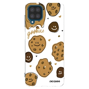 Picasee Samsung Galaxy A12 A125F Hülle - Transparentes Silikon - Gookies