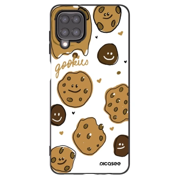 Picasee Samsung Galaxy A12 A125F Hülle - Schwarzes Silikon - Gookies