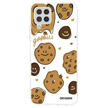 Picasee Samsung Galaxy A22 A225F 4G Hülle - Transparentes Silikon - Gookies