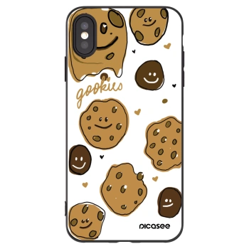Picasee Apple iPhone XS Max Hülle - Schwarzes Silikon - Gookies