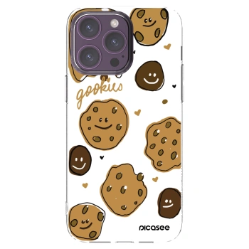 Picasee Apple iPhone 14 Pro Max Hülle - Transparentes Silikon - Gookies