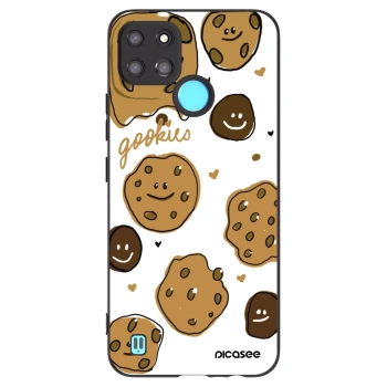 Picasee Realme C21Y Hülle - Schwarzes Silikon - Gookies