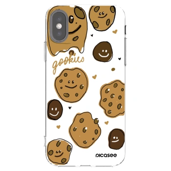 Picasee Apple iPhone X/XS Hülle - Transparentes Silikon - Gookies