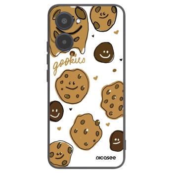 Picasee Realme 10 4G Hülle - Schwarzes Silikon - Gookies