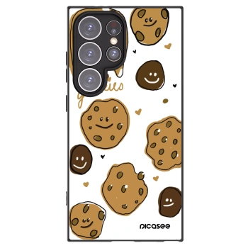 Picasee Samsung Galaxy S24 Ultra S928B 5G Hülle - Schwarzes Silikon - Gookies
