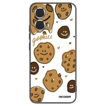 Picasee Motorola Moto G85 Hülle - Schwarzes Silikon - Gookies
