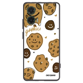 Picasee Motorola Moto G35 5G Hülle - Schwarzes Silikon - Gookies