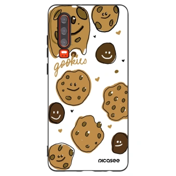 Picasee Huawei P30 Hülle - Schwarzes Silikon - Gookies
