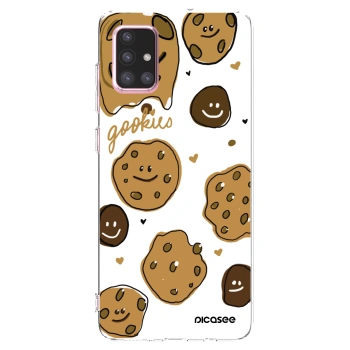 Picasee Samsung Galaxy A71 A715F Hülle - Transparentes Silikon - Gookies
