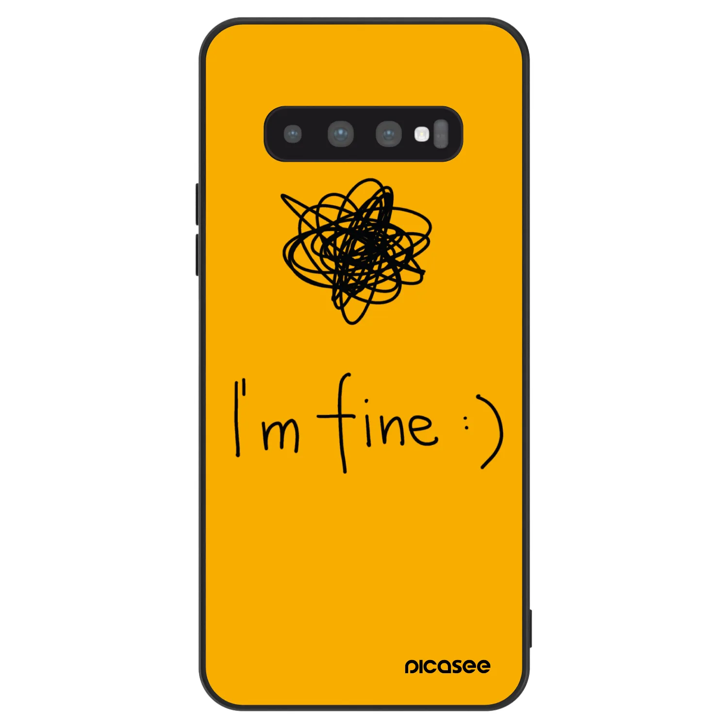 Picasee ULTIMATE CASE für Samsung Galaxy S10 Plus G975 - I am fine
