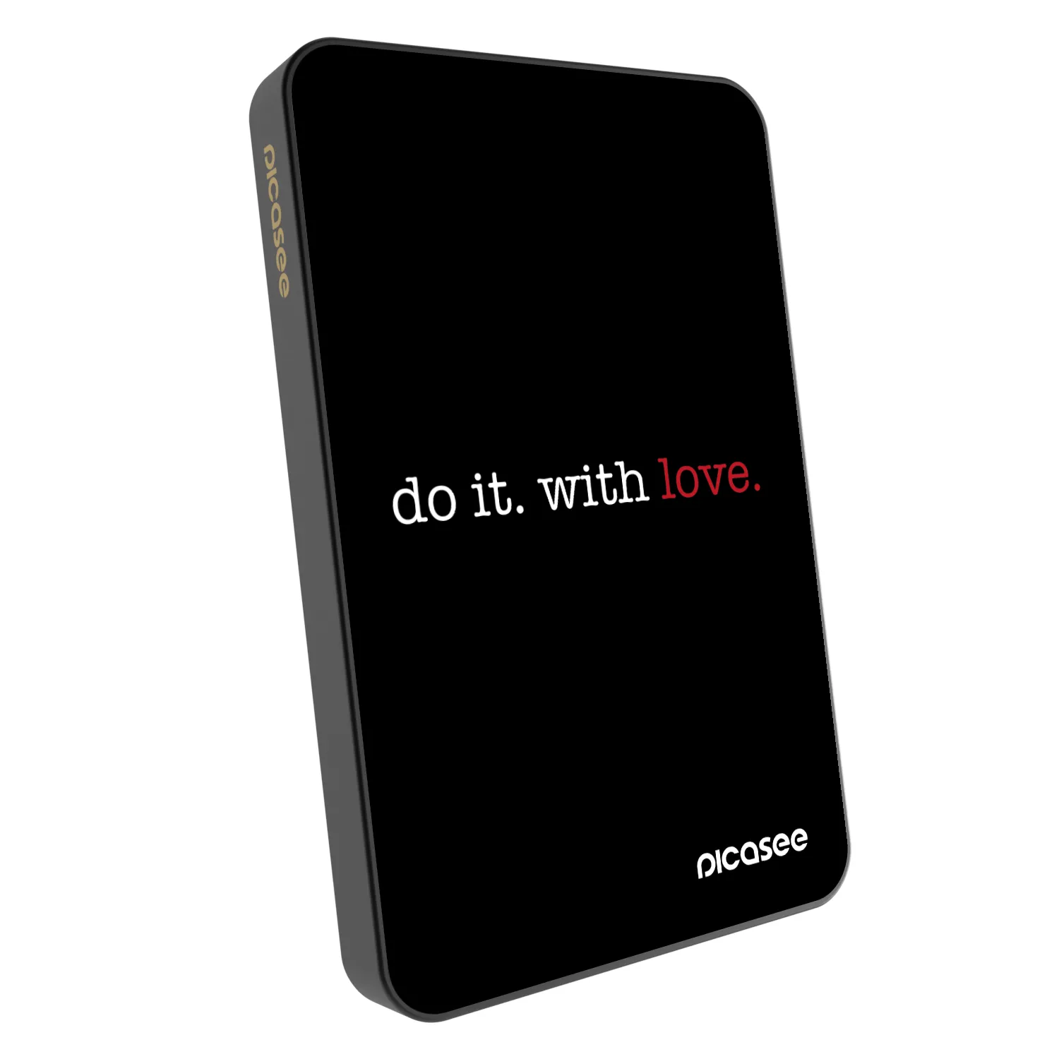 Picasee Powerbank mit MagSafe 5 000 mAh Grau - Do it. With love.