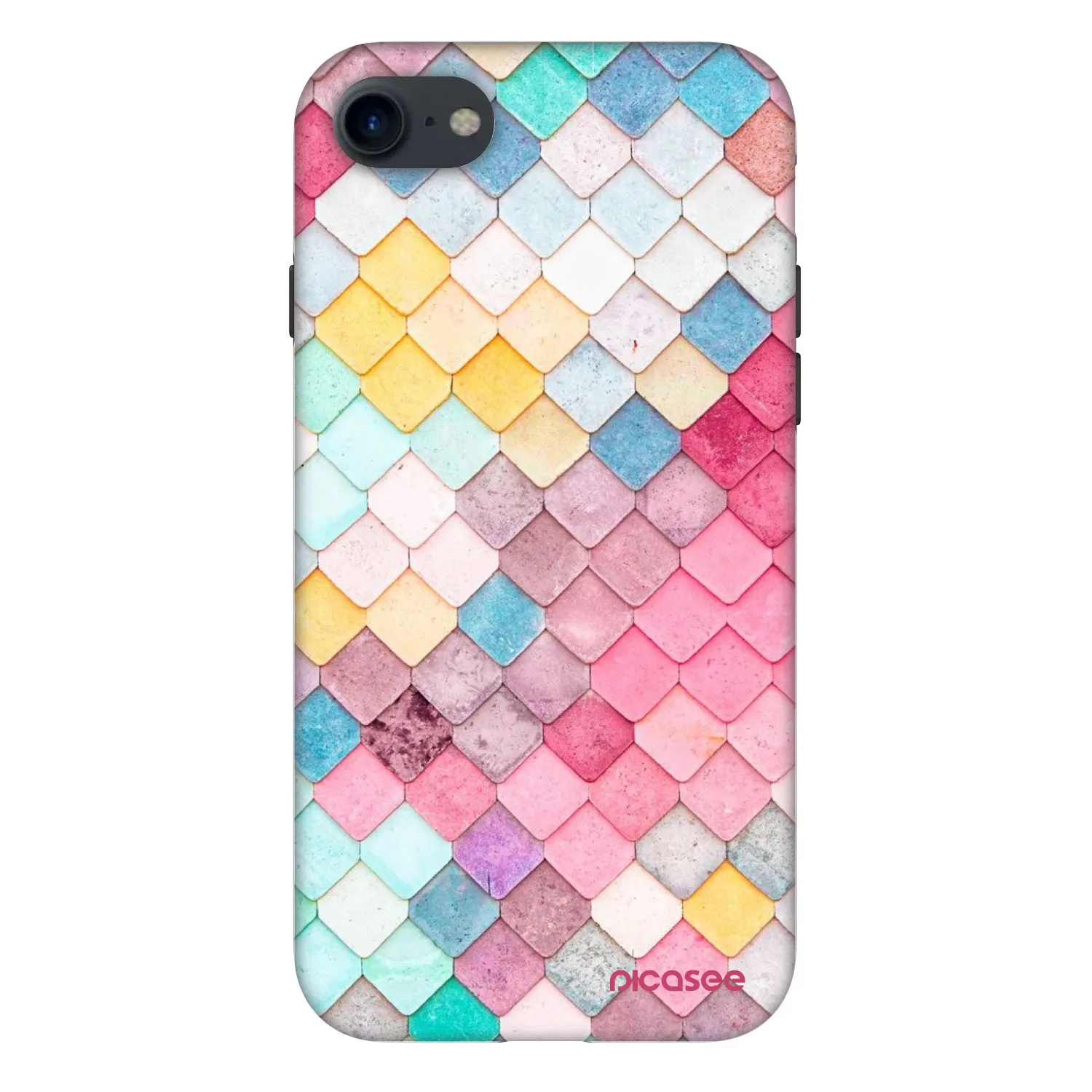 Picasee Fashion Case für Apple iPhone SE 2022 - Farbiges Dach