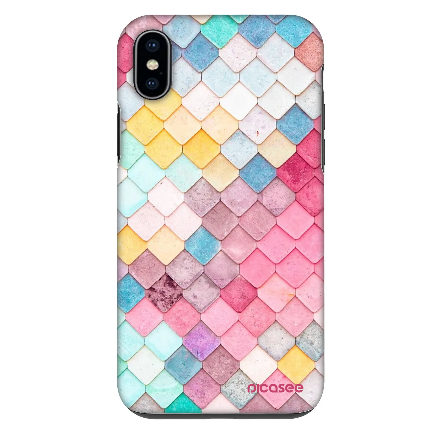 Picasee Fashion Case für Apple iPhone XS Max - Farbiges Dach