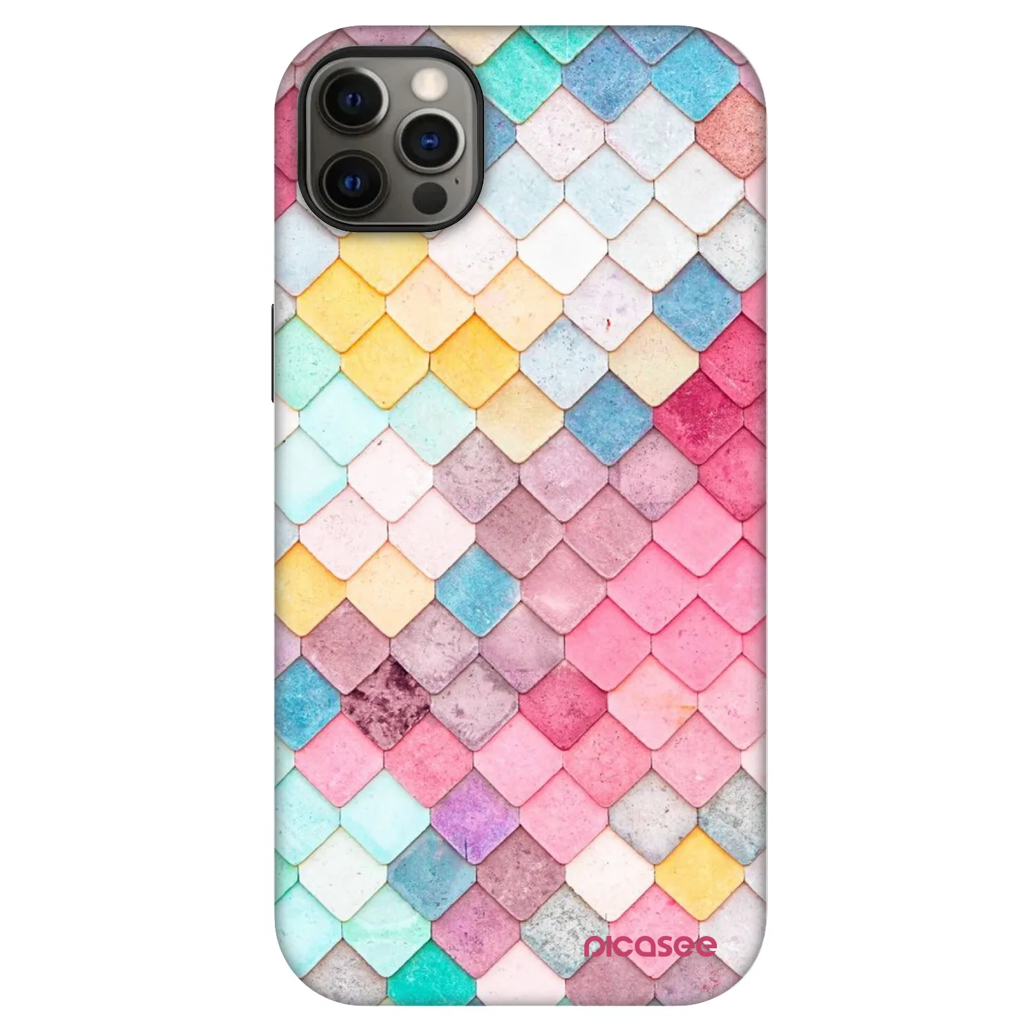 Picasee Fashion Case MagSafe für Apple iPhone 12 Pro Max - Farbiges Dach