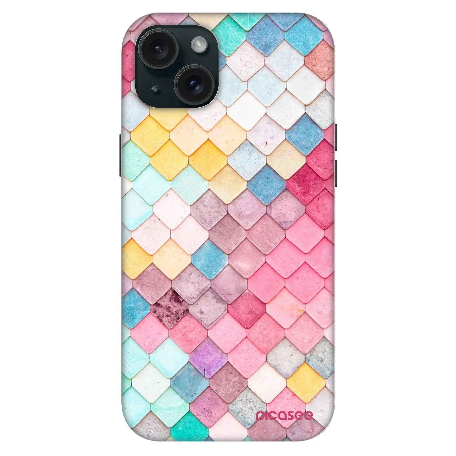 Picasee Fashion Case MagSafe für Apple iPhone 15 Plus - Farbiges Dach