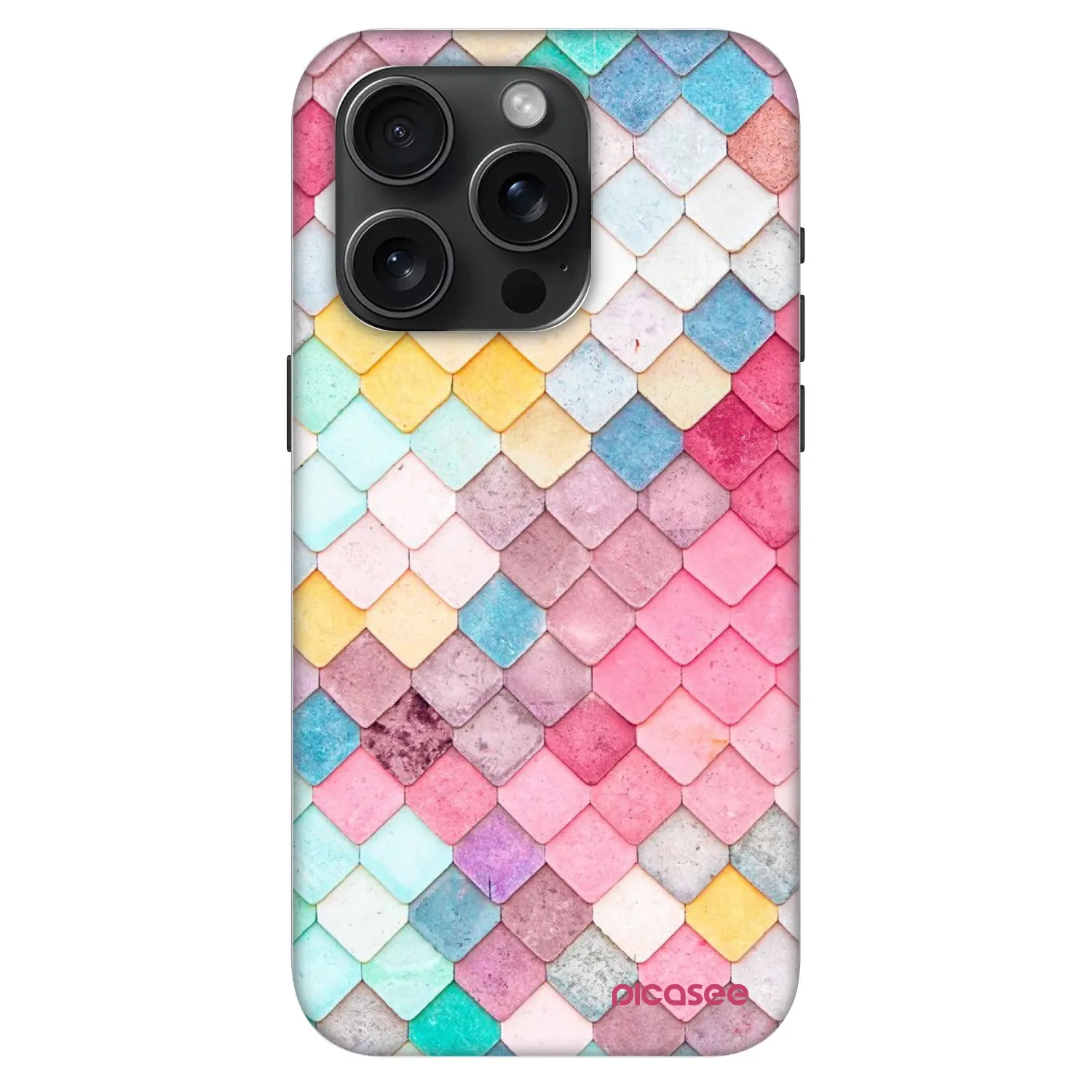 Picasee Fashion Case MagSafe für Apple iPhone 15 Pro - Farbiges Dach