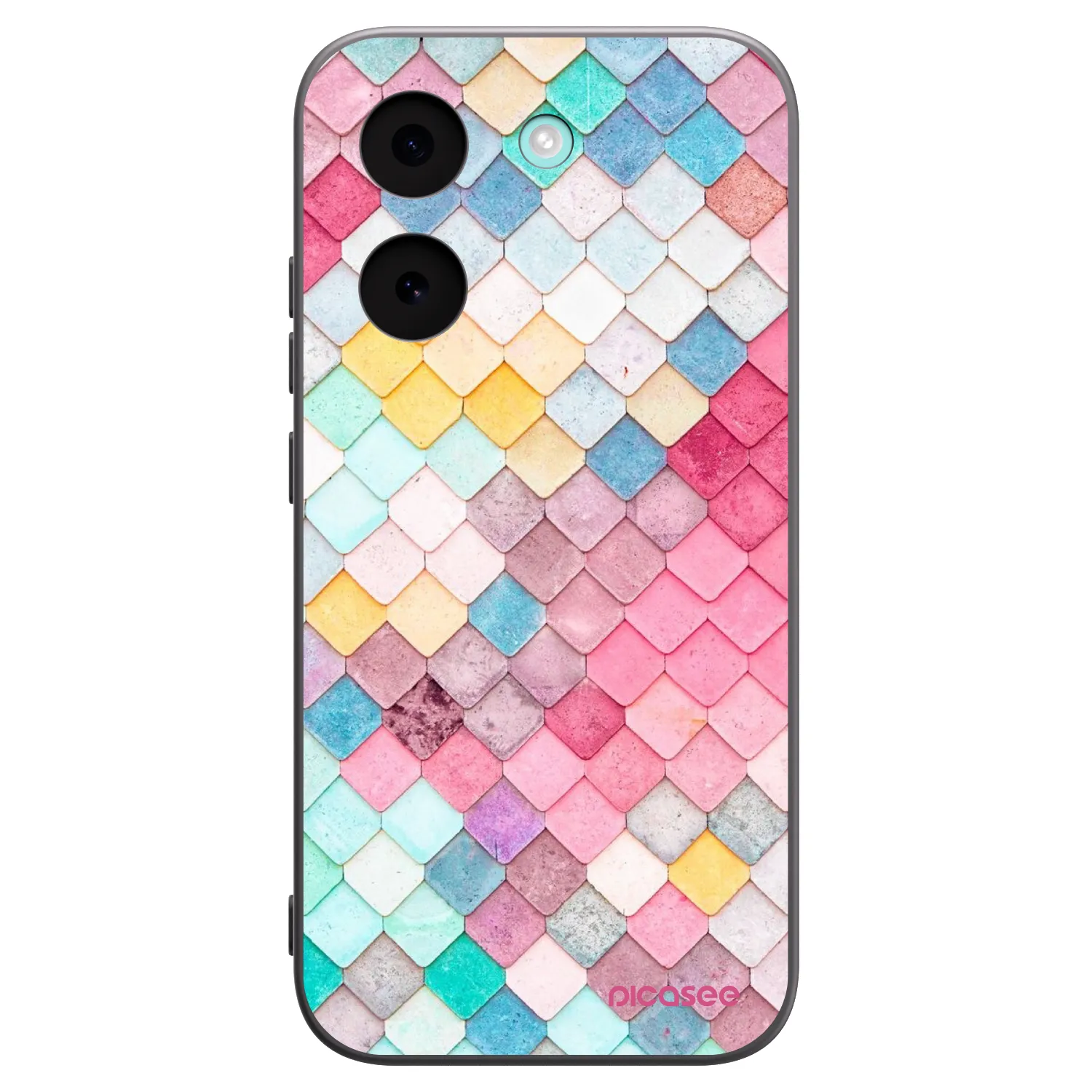 Picasee Xiaomi Poco X8 Pro Hülle - Schwarzes Silikon - Farbiges Dach