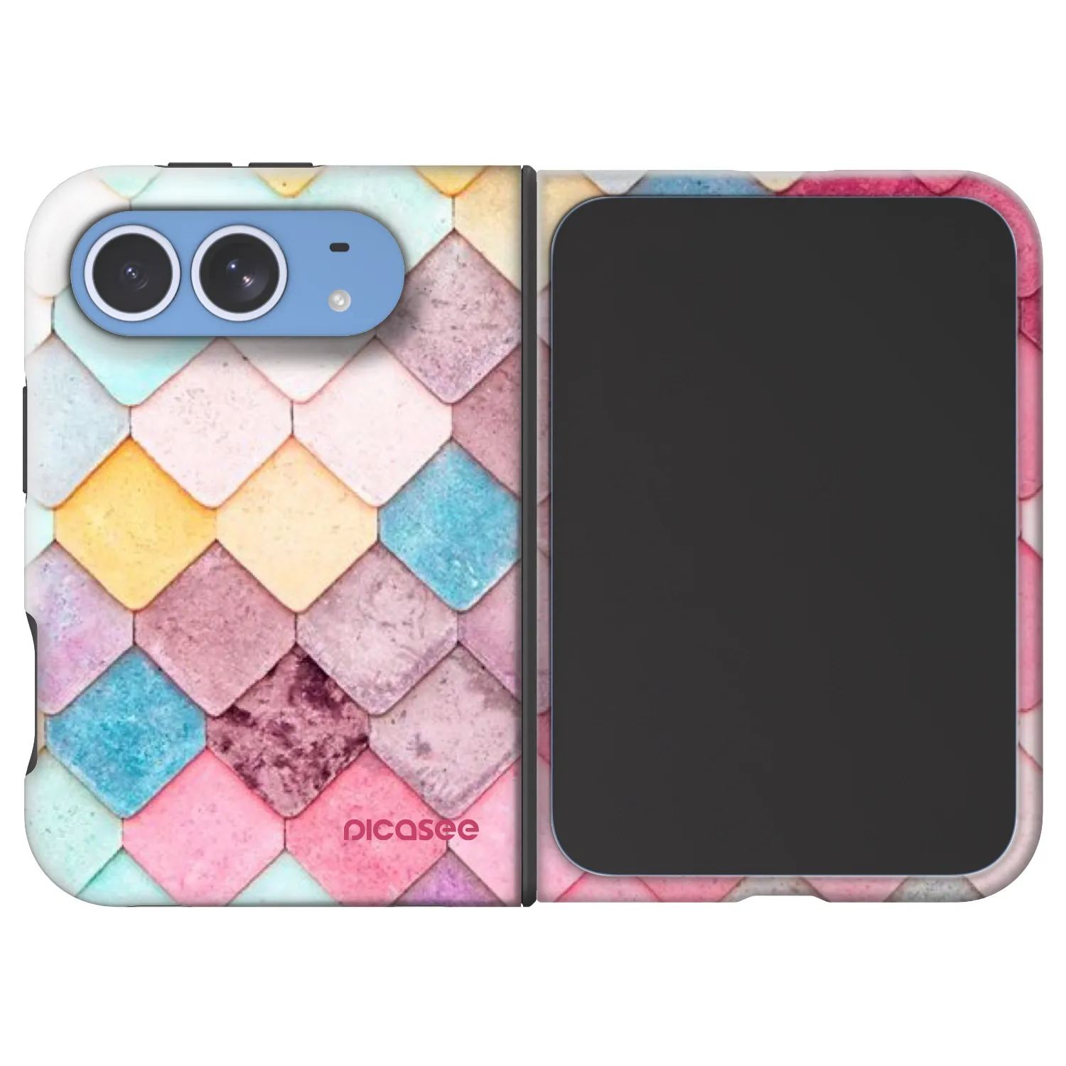Picasee Fashion Case MagSafe für Apple iPhone Duo - Farbiges Dach