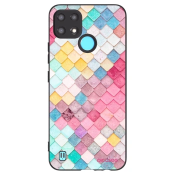 Hülle für Realme C21 - Farbiges Dach