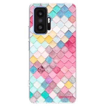 Picasee Xiaomi 11T Hülle - Transparentes Silikon - Farbiges Dach