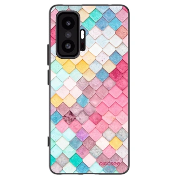 Picasee Xiaomi 11T Pro Hülle - Schwarzes Silikon - Farbiges Dach