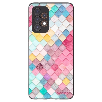 Picasee Samsung Galaxy A33 5G A336 Hülle - Schwarzes Silikon - Farbiges Dach