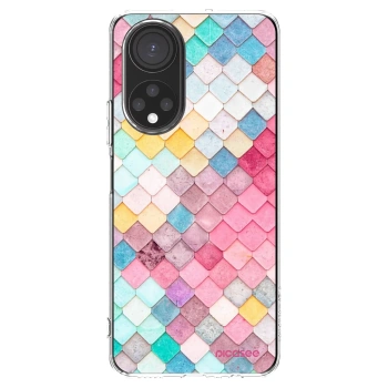 Picasee Honor X7 Hülle - Transparentes Silikon - Farbiges Dach