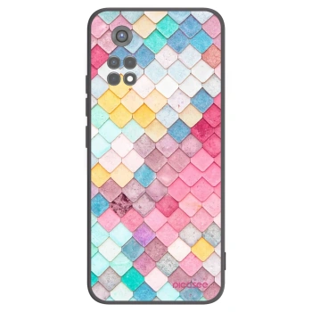 Picasee Xiaomi Redmi Note 11S 5G Hülle - Schwarzes Silikon - Farbiges Dach