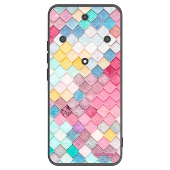 Picasee Honor Magic5 Lite 5G Hülle - Schwarzes Silikon - Farbiges Dach