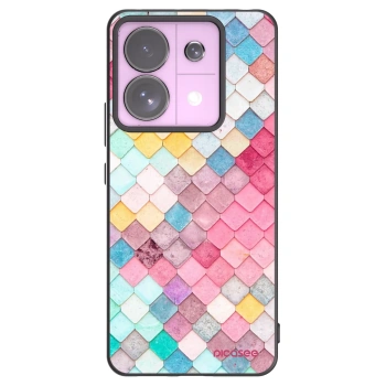 Picasee Xiaomi Redmi Note 13 Pro 5G Hülle - Schwarzes Silikon - Farbiges Dach