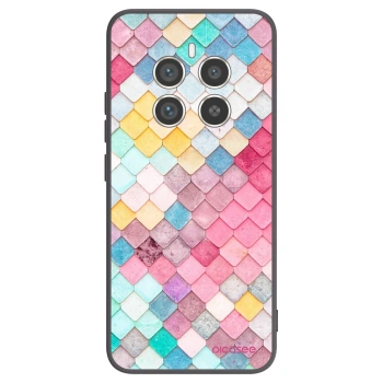 Picasee Realme 12 Pro 5G Hülle - Schwarzes Silikon - Farbiges Dach