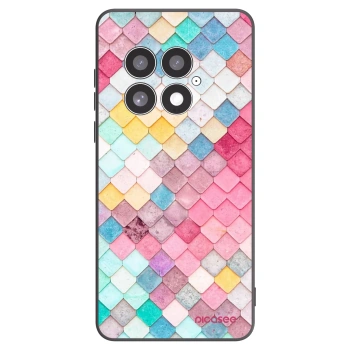 Picasee OnePlus 13 5G Hülle - Schwarzes Silikon - Farbiges Dach