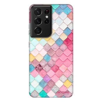 Picasee Fashion Case für Samsung Galaxy S21 Ultra 5G G998B - Farbiges Dach