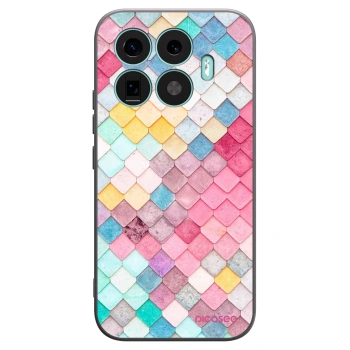 Picasee Xiaomi 17T Hülle - Schwarzes Silikon - Farbiges Dach