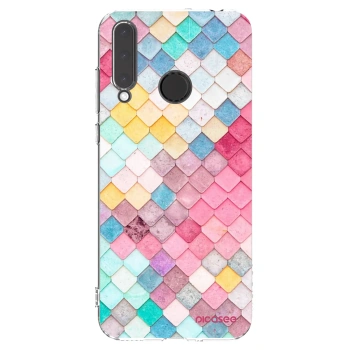Picasee Honor 20 Lite Hülle - Transparentes Silikon - Farbiges Dach