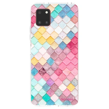 Picasee Samsung Galaxy Note 10 Lite N770F Hülle - Transparentes Silikon - Farbiges Dach