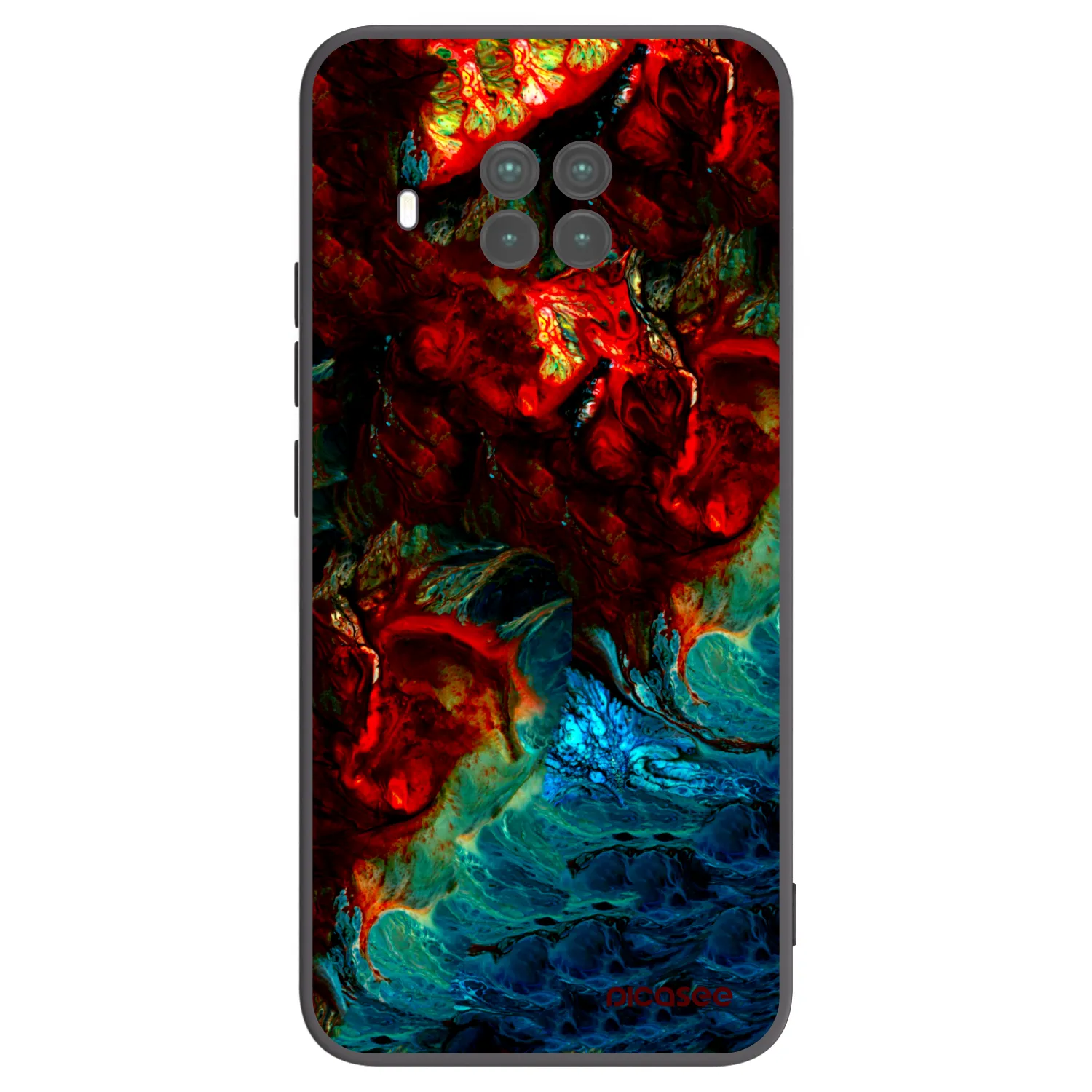 Picasee Xiaomi Mi 10T Lite Hülle - Schwarzes Silikon - Universe