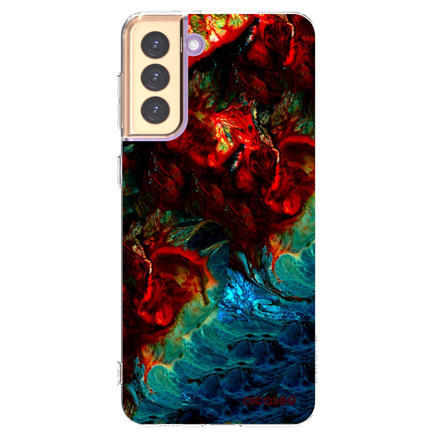 Picasee Samsung Galaxy S21+ 5G G996F Hülle - Transparentes Silikon - Universe