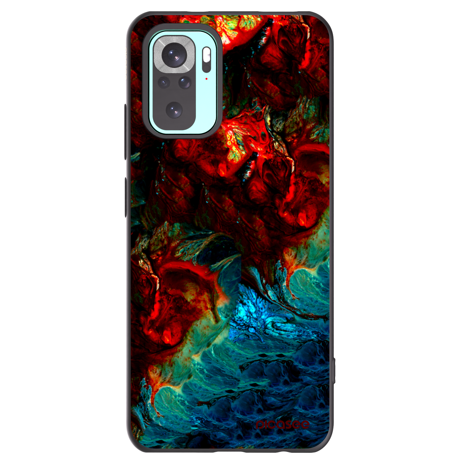 Picasee Xiaomi Redmi Note 10 Pro Hülle - Schwarzes Silikon - Universe