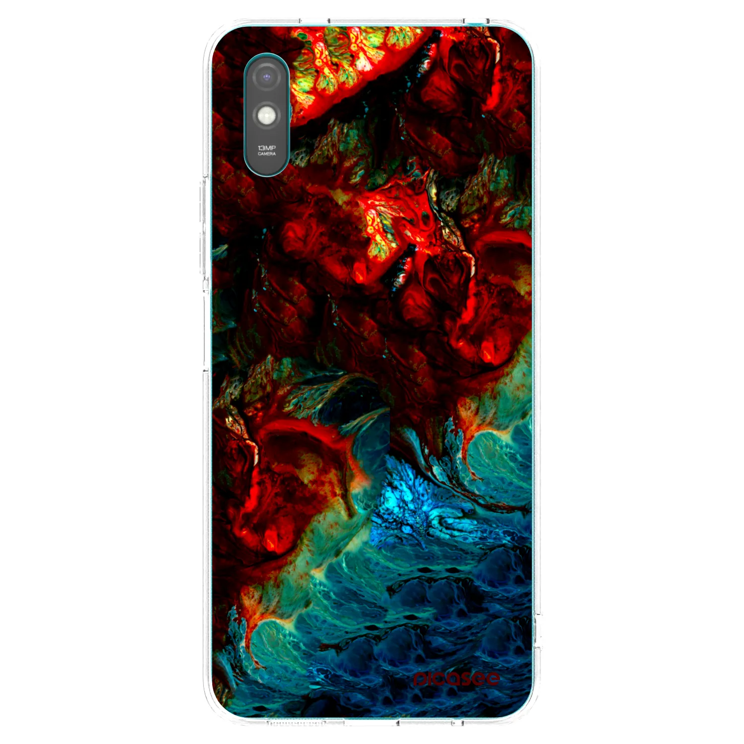 Picasee Xiaomi Redmi 9AT Hülle - Transparentes Silikon - Universe
