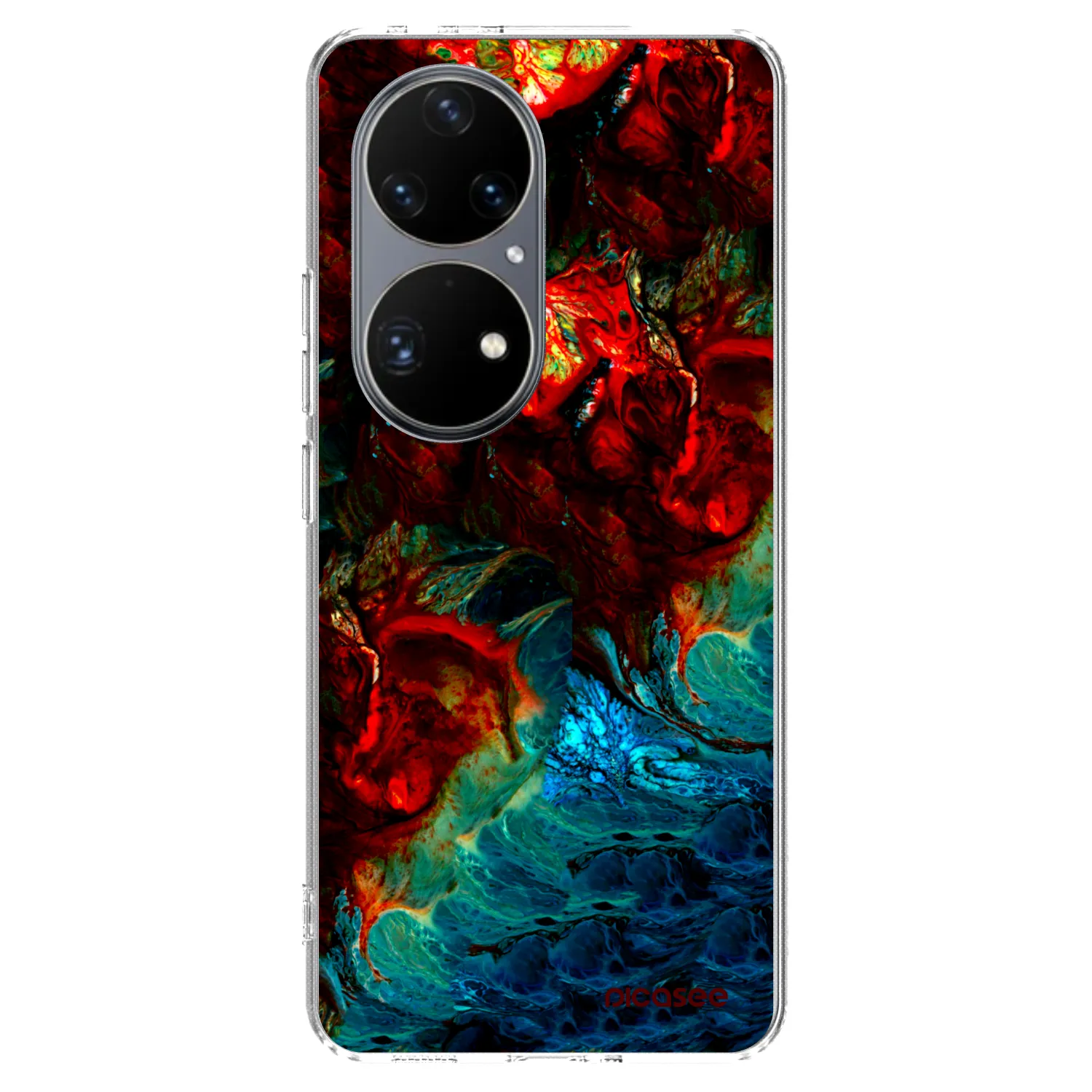 Picasee Huawei P50 Hülle - Transparentes Silikon - Universe