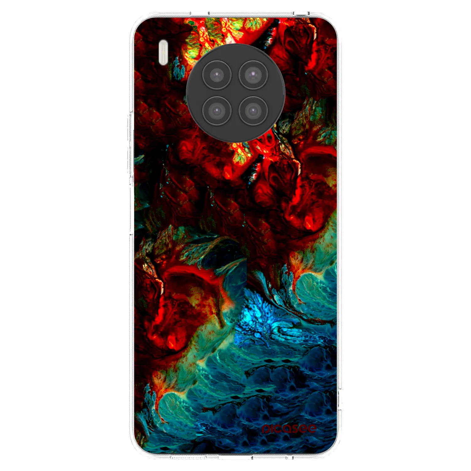 Picasee Huawei Nova 8i Hülle - Transparentes Silikon - Universe