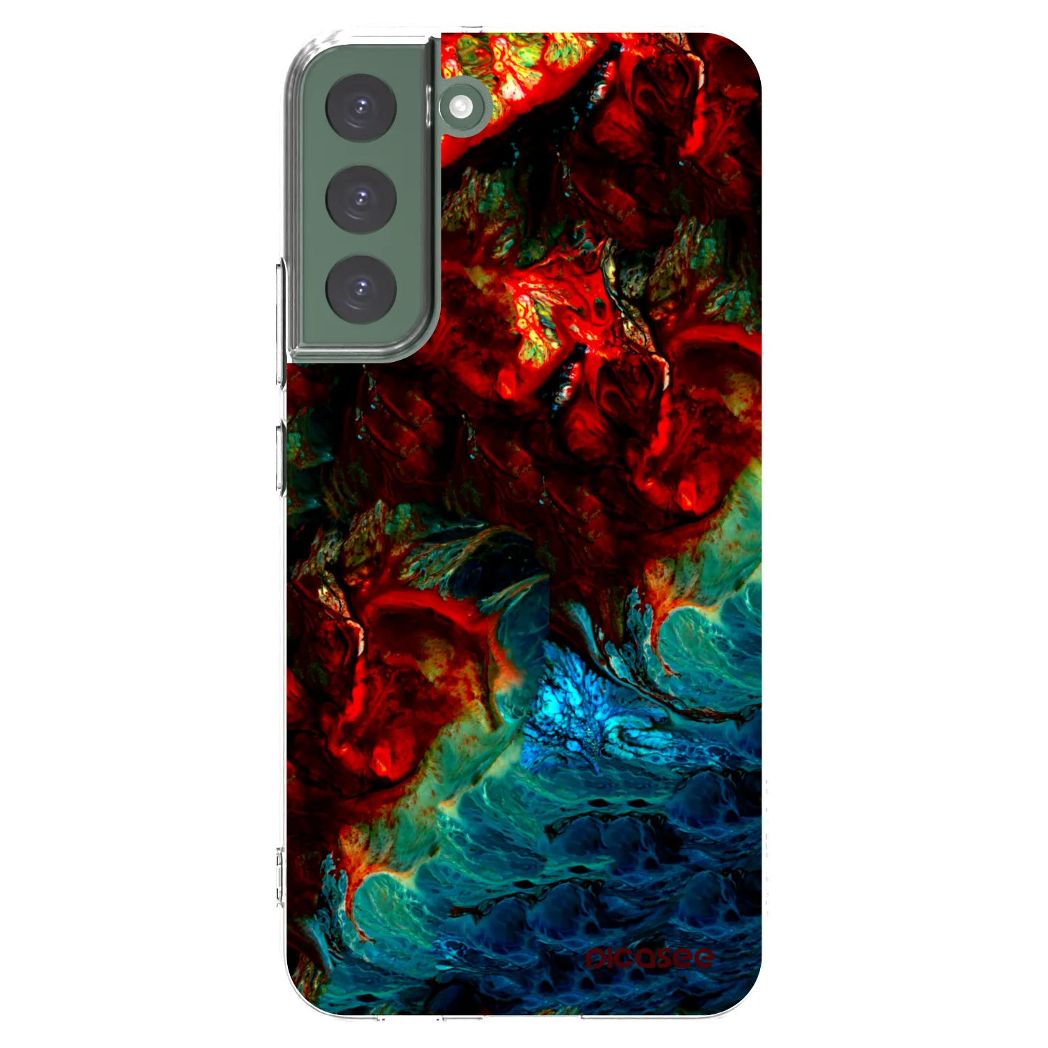 Picasee Samsung Galaxy S22+ 5G Hülle - Transparentes Silikon - Universe