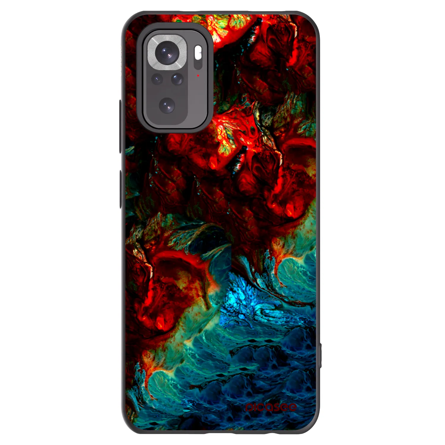 Picasee Xiaomi Redmi Note 11S 4G Hülle - Schwarzes Silikon - Universe